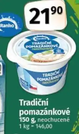 COOP TIP Ranko Tradiční pomazánkové nabídka