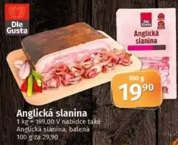COOP TIP Anglická slanina nabídka