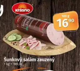 COOP TIP Šunkový salám zauzený nabídka