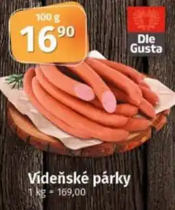 COOP TIP Vídeňské párky nabídka