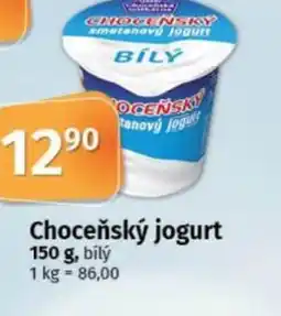 COOP TIP Choceňský jogurt nabídka