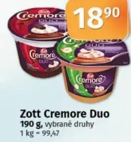COOP TIP Zott Cremore Duo nabídka