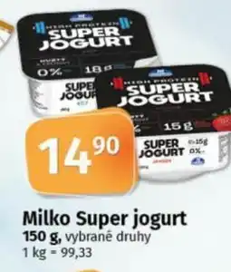 COOP TIP Milko Super jogurt nabídka