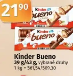 COOP TIP Kinder Bueno nabídka