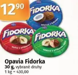 COOP TIP Opavia Fidorka nabídka