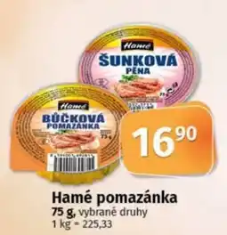COOP TIP Hamé pomazánka nabídka