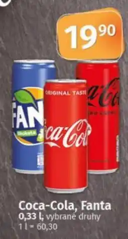COOP TIP Coca-Cola, Fanta nabídka