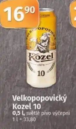 COOP TIP Velkopopovický Kozel 10 nabídka