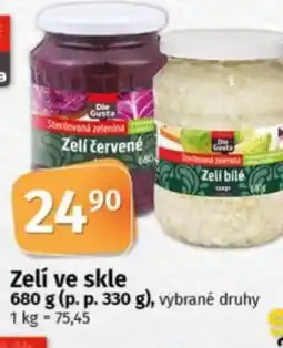 COOP TIP Zelí ve skle nabídka