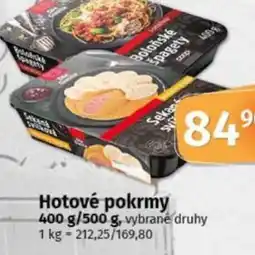 COOP TIP Hotové pokrmy nabídka