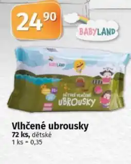 COOP TIP Babyland Vlhčené ubrousky nabídka