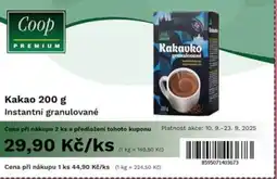 COOP TIP Kakao Instantní granulované nabídka