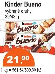 COOP DISKONT Kinder Bueno nabídka