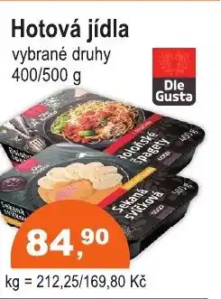COOP DISKONT Hotová jídla nabídka