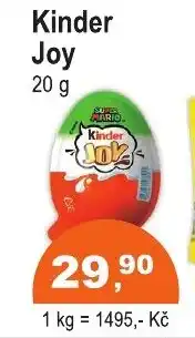 COOP DISKONT Kinder Joy nabídka