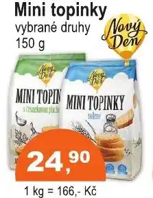 COOP DISKONT Mini topinky nabídka