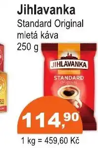 COOP DISKONT Jihlavanka Standard Original mletá káva nabídka