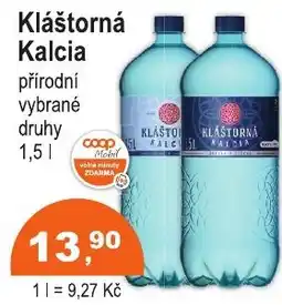 COOP DISKONT Kláštorná Kalcia přírodní nabídka
