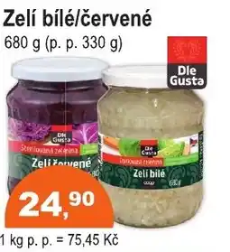 COOP DISKONT Zelí bílé/červené nabídka