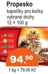 COOP DISKONT Propesko kapsičky pro kočky nabídka