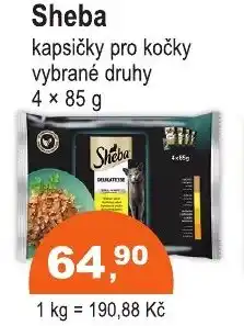 COOP DISKONT Sheba kapsičky pro kočky nabídka