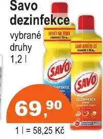COOP DISKONT Savo dezinfekce nabídka