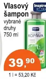 COOP DISKONT Vlasový šampon nabídka