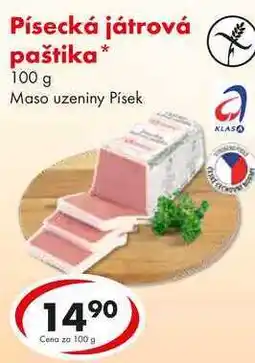 CBA Písecká játrová paštika, 100 g nabídka
