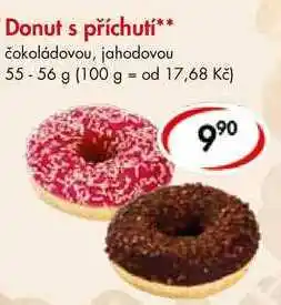 CBA Donut s příchutí, 55-56 g nabídka