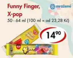 CBA Funny Finger, X-pop, 50-64 ml nabídka