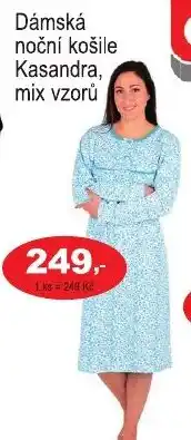 COOP DISKONT Dámská noční košile Kasandra, mix vzorů nabídka