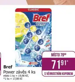 Teta Bref Power Aktiv WC blok 4x50ml, vybrané druhy nabídka
