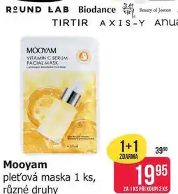 Teta Mooyam pleťová maska 1 ks, různé druhy nabídka