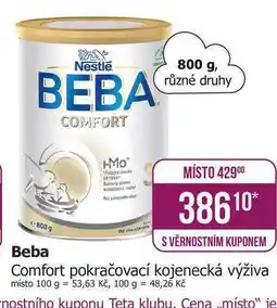 Teta Nestle BEBA 800g nabídka