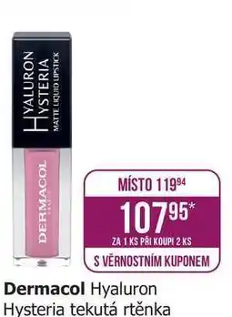 Teta Dermacol Hyaluron Hysteria tekutá rtěnka nabídka