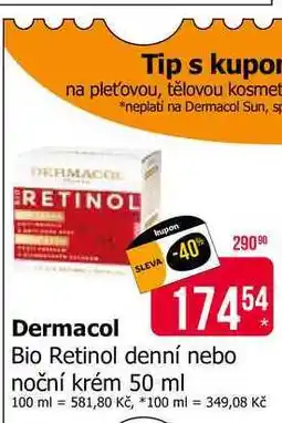 Teta Dermacol Bio Retinol denní nebo noční krém 50 ml nabídka
