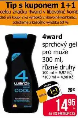 Teta 4ward sprchový gel pro muže 300 ml, různé druhy nabídka