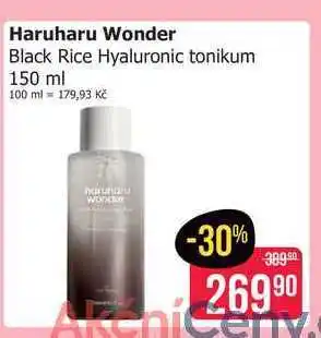 Teta Haruharu Wonder Black Rice Hyaluronic tonikum 150 ml nabídka