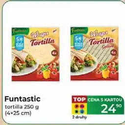 Tamda Foods Funtastic tortilla 250 g (4×25 cm) nabídka