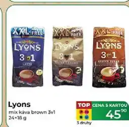 Tamda Foods Lyons mix káva brown 3v1 24x18 g nabídka