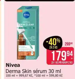 Teta NIVEA Derma Skin sérum 30 ml nabídka