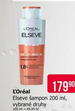 Teta L'Oréal Elseve šampon 200 ml, vybrané druhy nabídka
