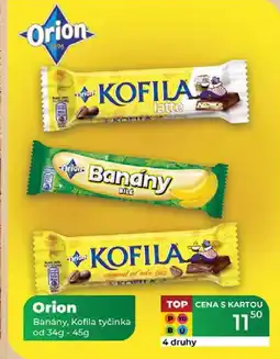 Tamda Foods Orion Banány, Kofila tyčinka od 34g - 45g nabídka