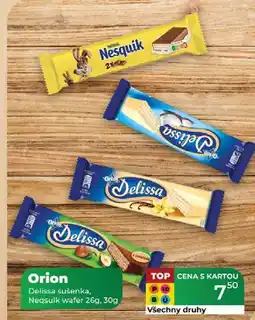 Tamda Foods Orion Delissa sušenka, Neqsuik wafer 26g, 30g nabídka