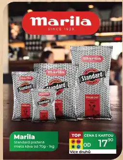 Tamda Foods Marila Standard pražena mletá káva od 70g - 1kg nabídka
