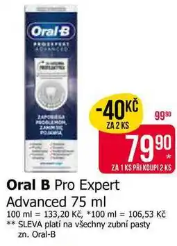 Teta Oral B Pro Expert Advanced 75 ml nabídka