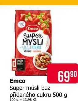 Teta Emco Super müsli bez přidaného cukru 500 g nabídka