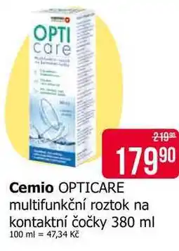 Teta OPTICARE multifunkční roztok na kontaktní čočky 380 ml nabídka