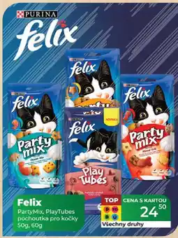 Tamda Foods Felix PartyMix, PlayTubes pochoutka pro kočky 50g, 60g nabídka