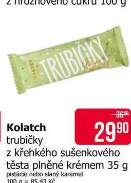 Teta Kolatch trubičky z křehkého sušenkového těsta plněné krémem 35 g nabídka
